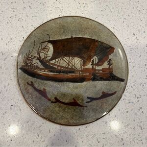 Kepameikoe AOHNAl Greek
Ceramic Glazed Greek
Sailing Ship 1939
Handpainted